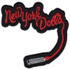 C&D Visionary New York Dolls Logo Patch, Black, Red
