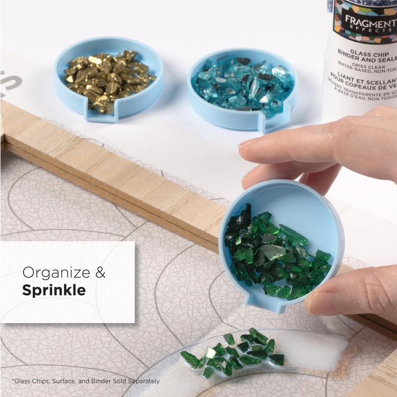 FRAGMENT EFFECTS, 4 Piece Sorting Tray Set, for Glass Chip