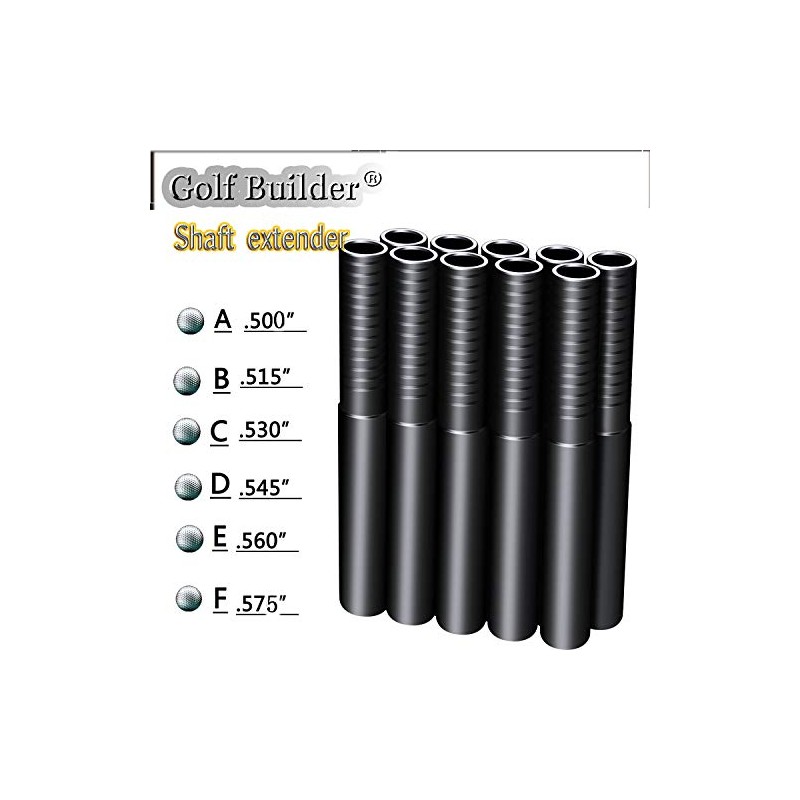 10pcs Golf Shaft Extension Golf Shaft Extender for Graphite Shafts