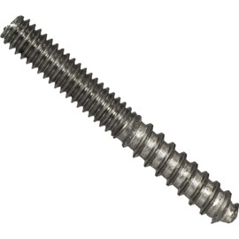 Hard-to-Find Fastener 014973171889 Hanger Bolts, 1/4 x 2-Inch