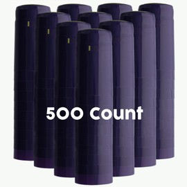 Purple PVC Shrink Capsules-500 Count