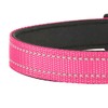 PWOD Reflective Dog Collar, Adjustable Soft Neoprene Padded Nylon Pet