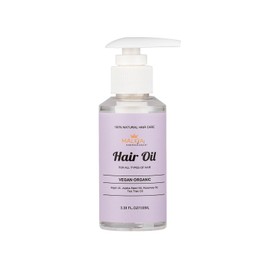 Malkia Essentials- Organic Hair Oil, Lightweight Hydrating Natural Oil Blend for Shine and Growth, Anti-Frizz, Repair Breakage and Dry Hair For Women, Soft and Silky Leave-In Care, Daily Use