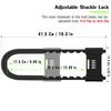4 Digit Combination Padlock,Heavy Duty Anti Theft U-Shape Security Code