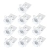 Operitacx 10pcs Glass Partition Workbench Detachable Corner Brace Brackets Heavy