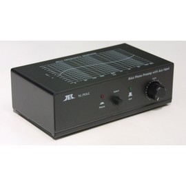 Technolink (TEC) TC-753LC Black Phono Preamp w/Level Control and AUX Input; Includes Optional Premium HIGH Power AC Adaptor