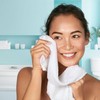 Wealuxe White Washcloths for Body and Face Towel, Cotton Wash
