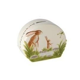 John Beswick Guess How Much I Love You Hand Painted Money Box Bank