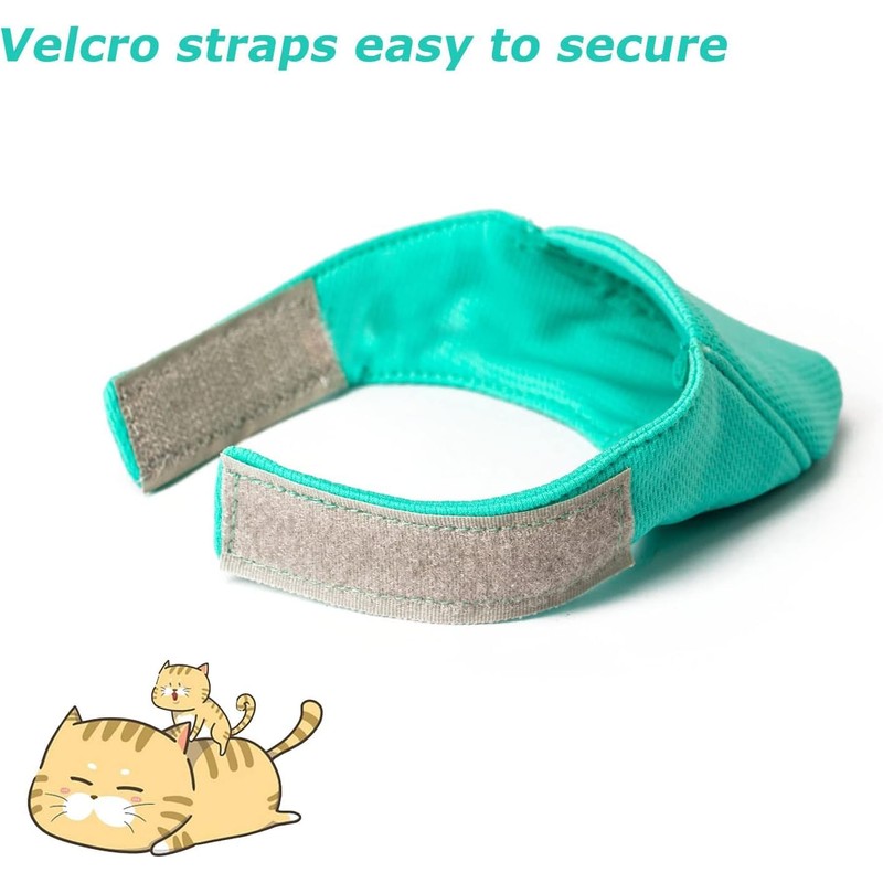 OHCOZZY Cat Muzzle with Breathable Mesh, Cat Mouth Guard Muzzle