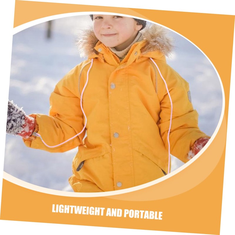 Hohopeti Elastic Winter Mitten Clips for Kids with Clip-holder Rope