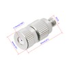 Ohamtes 4 Pieces Orifice Diameter 0.15mm (0.006") G3/16 (10-24 UNC)