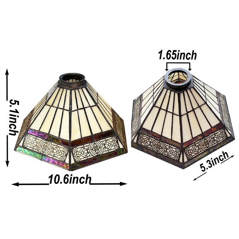 Tiffany Glass Lampshade Replacement Stained Glass Lampshade Pendant Lamp Shade
