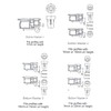 Mila Ideal Flag Upvc Door Hinge White Colour 100mm Heavy