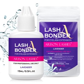 Lash Bonder for Eyelash Extensions Super Bonder for Lash Extension Longer Retention Lash Glue Accelerator Eyelash Bonder for Lash Sealant Adhesive Companion Eyelash Extension Bonder(15ML-Lavender)