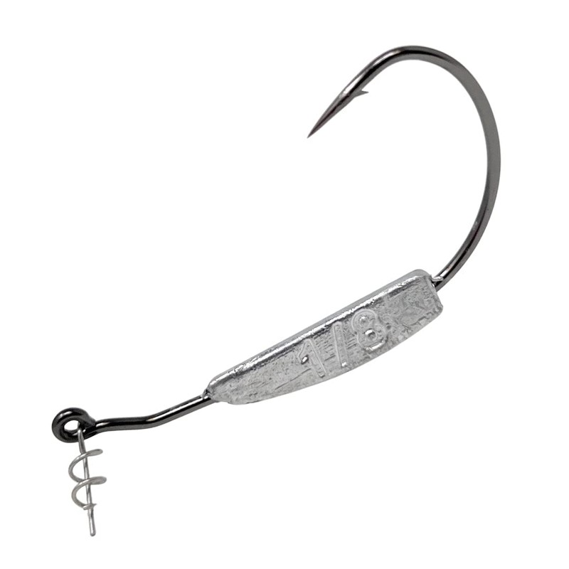 Reaction Tackle Weighted Swimbait Hooks - 1/8oz 3/0