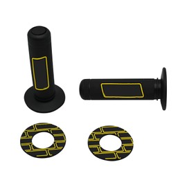22mm 7/8" Motorcycle Rubber Handlebar Grips Fit for ATV Mini Pit Dirt Bike Motocross Motorbike for CRF YFZ RMZ KXF SXF XC KLX SDG XR PW80 KLX110 SSR YZF WRF TTR CR YZ WR KX EXC XCW WCF DRZ（Yellow）