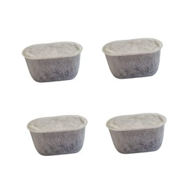 Unimat Activated Carbon Filter Set - 4 Pieces - Compatible with Beem, AEG, Domo Coffee Machines That Need a Water Filter