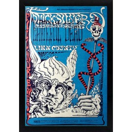 The Grateful Dead Framed 1966 Concert Poster