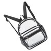 Clear Backpack Waterproof Heavy Duty Fashionable Eco Friendly PVC Transparent