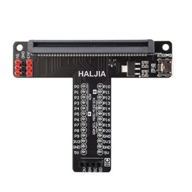 HALJIA T-Type GPIO Expansion Board for BBC Micro:bit T Adapter Breakout Board Programmable STEM Learning Kit Compatible with BBC Micro:bit V2, V1 Controller Board (without Micro:bit)