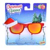 Sun-Staches Santa Claus w/Mustache Sunglasses, Christmas Holiday Instant Costume Party