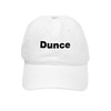 CafePress Dunce Cap Unique Adjustable Baseball Hat White