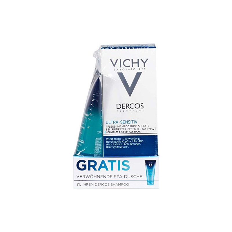 Vichy Dercos Shampoo Ultra-Calmante Seco, 200 ml