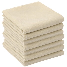 Cheese Cloths for Straining 6 Pcs Muslin Cloth for Cooking Reusable and Washable Cheesecloth Food Strainer for Baking Cheese Making Juicing 50x50 cm