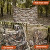 Lenotos Double Sided Camouflage Mesh Fabric, Quiet and Soft Camo