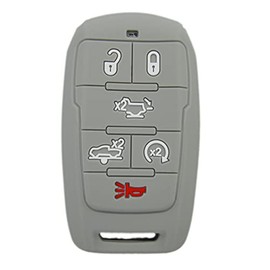 Silicone Key Fob Cover for Ram 1500 2500 3500 Crew Cab 4x4 Limited 2019 to 2025 6 Buttons Key with air Suspension Button