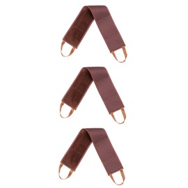 DOITOOL 3 Pcs Back Beautify Tape Back Stretching Strip Tanning Oil Body Lotion Wiping Belt Easy Storage for Elderly Pregnant Women