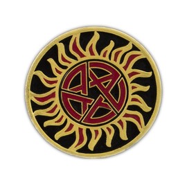 QMx Supernatural Hunter Challenge Coin, Multi-Colored, 5"