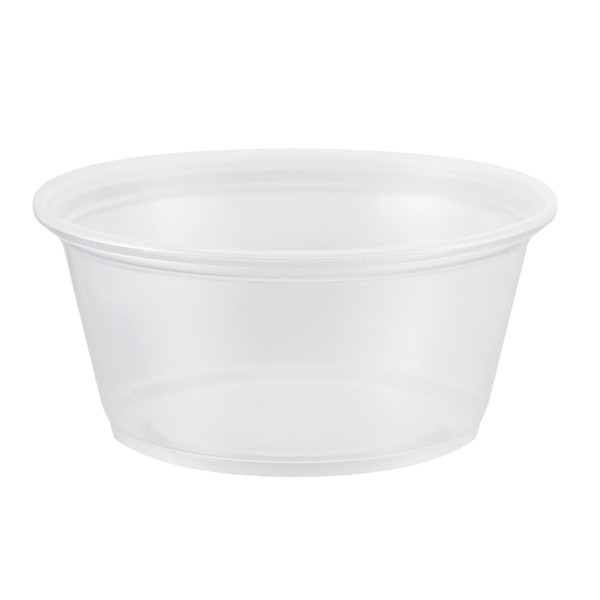 DART 325PC Conex Complements Portion/Medicine Cups, 3.25 oz, Clear (Case of 2500), 1.4"" Height, 5"" Width, 5"" Length (Pack of 2500)", Transparent