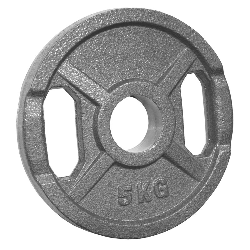POWER EXTREME Cast Iron Weight Plates with 2 Grip Holes,