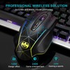 VEGCOO Wireless Gaming Mouse, Rechargeable Mice 3 Level DPI With