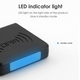 Aswalling Mini Portable RFID ID Card Reader 125KHz USB Smart EM Card Reader forWin8 Android OTG Smart Phone Support White