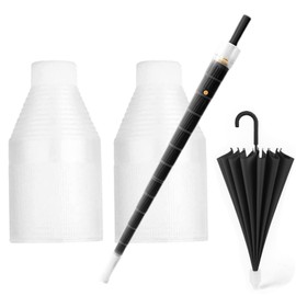 Xihagnz Umbrella Cover, 27.6 inches (70/80 cm) Umbrella Cover for 8/16/24 Ribs (2 Pieces, 8 Ribs Umbrella), Umbrella Holder, Clean Storage, Essential for Rainy Days, Bamboo Shoots, Umbrella Holder