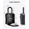 Puroma Lock Box Combination Key Lock Box, Wall-Mounted Portable Storage