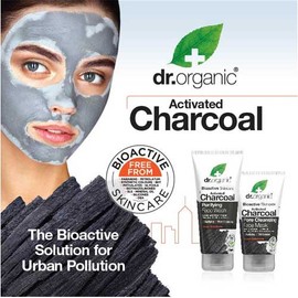 DR ORGANIC Activated Charcoal Face Wash Purifying Bioactive 200ml
