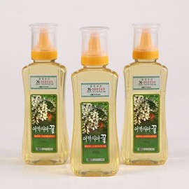 Seoraksan Honey Farm Tube Acacia Honey 500gx3 100% Flower Honey / 설악산허니팜 튜브 아카시아꿀 500gx3 꽃꿀100%