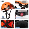 UM ULTRAMAXX Safety Helmet Hard Hat with Visor, Lightweight Vented