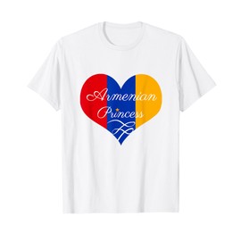 Armenian Princess Shirt, Heart Design T-Shirt