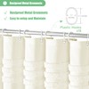 Dynamene Extra Wide Shower Curtain - 108x72 Inches Width Tufted