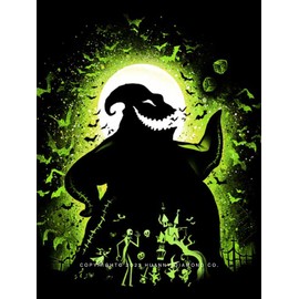 HUANNY Diamond Painting Oogie Boogie Kits for Kids, DIY Diamond Art Full Drill Cnavas Art Craft Kit Well Décor