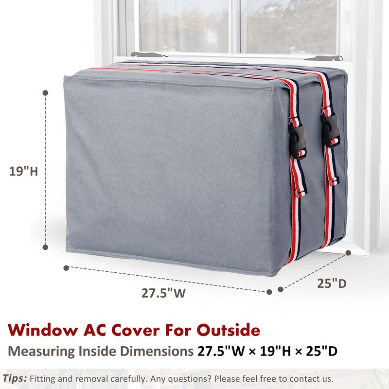 UNUN Window Air Conditioner Covers for Outside , AC Unit