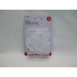 GE 30 Pc Safety Outlet Plug Protector Covers Child Baby Proof Electric Shock Guard_