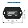 Runleader DC4.5 to 60V Hour Meter, Working Data Storage, Waterproof