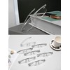 LUR Rimless Reading Glasses for Men Women 7 pack Small