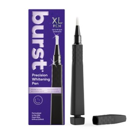 Burst Precision Whitening Pen, 9% HP, 45 Whitening Treatments, Enamel Safe, Vegan, Paraben Free, Delicious Flavor, 1 Count