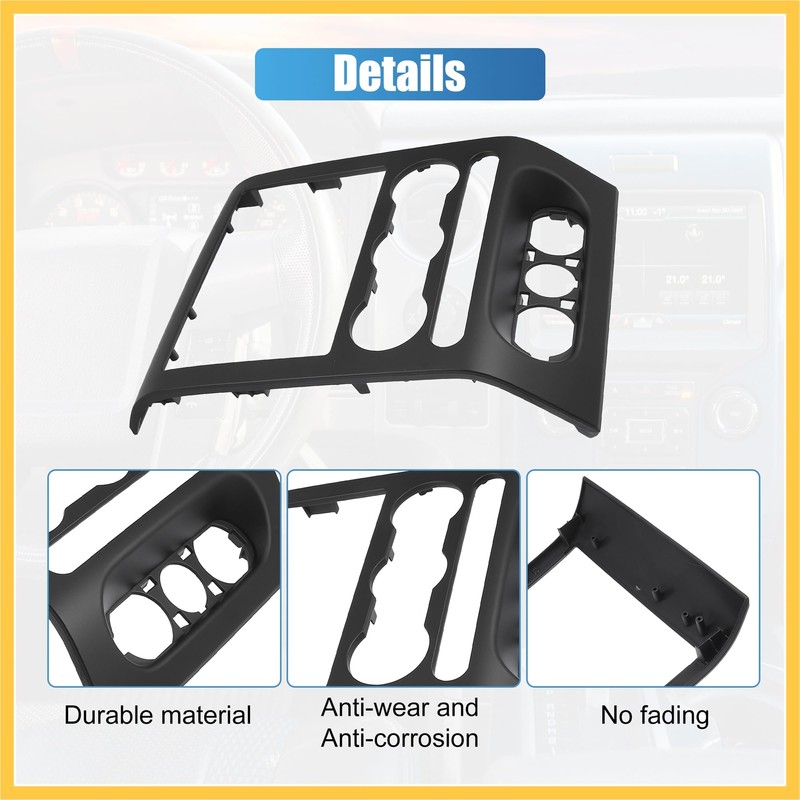 REPAIROCK Front Dash Radio Bezel Center Trim Panel Cover for